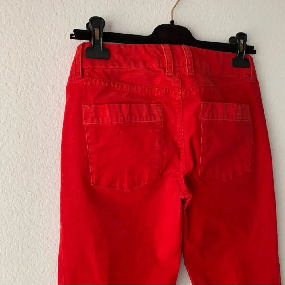 New J. Crew corduroy pants in red